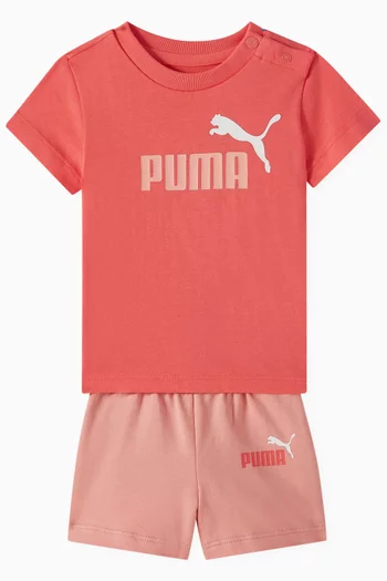 Minicats Essential T-shirt & Shorts Set in Cotton