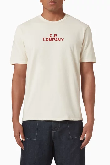 Logo T-shirt in Cotton Jersey