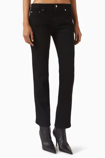 Lola Slim Cigarette Jeans in Denim