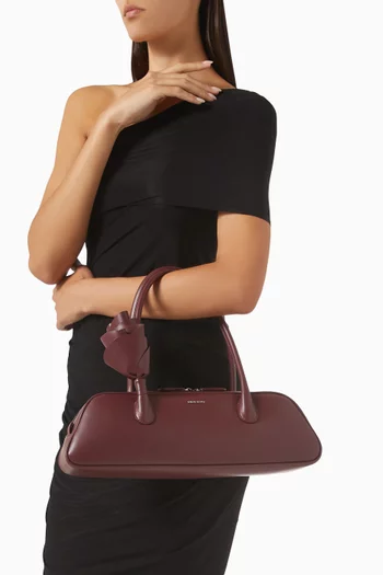Brigitte Trapeze Bag in Leather
