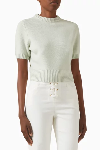 Elsie Sweater in Wool-blend Knit