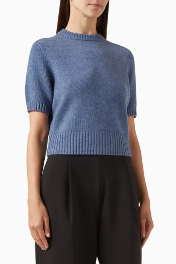Elsie Sweater in Wool-blend Knit