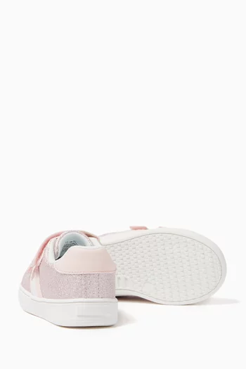 Flag Low Cut Velcro Strap Sneakers