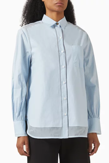 Maxine Combo Shirt in Cotton