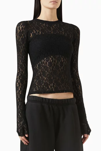Lombardi Top in Lace