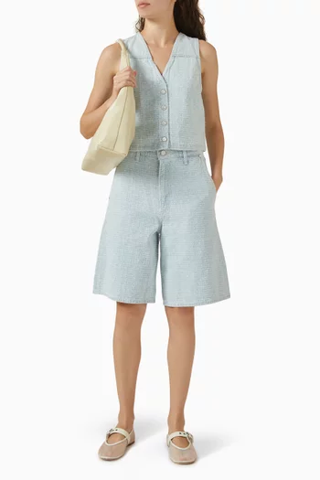 Juliana Vest in Denim