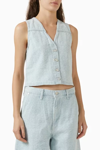 Juliana Vest in Denim