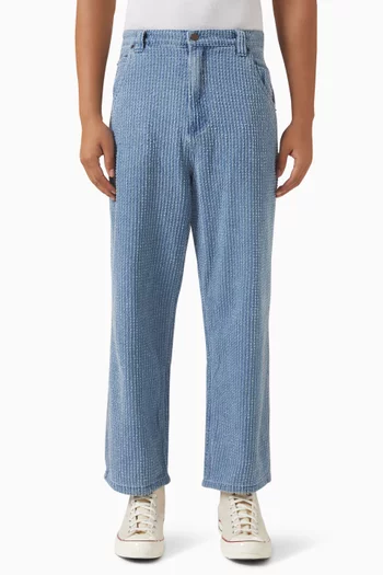 Honor Inc. Grid-knit Pants in Cotton-viscose
