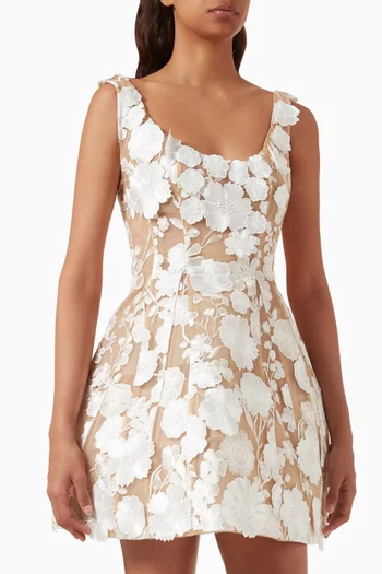Jasmine Mini Dress in Lace