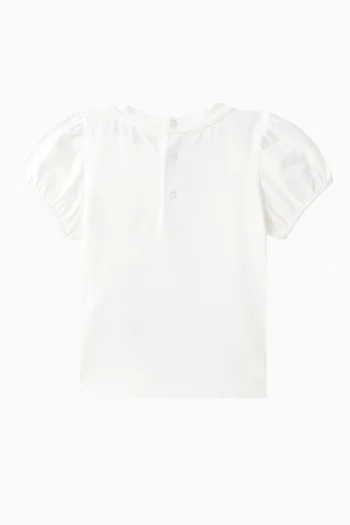 Baby Logo T-shirt in Cotton