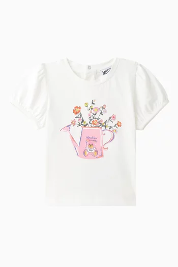 Baby Logo T-shirt in Cotton