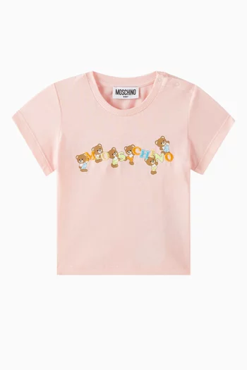 Baby Bear Logo T-shirt in Cotton