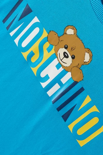 Bear Logo T-shirt in Cotton