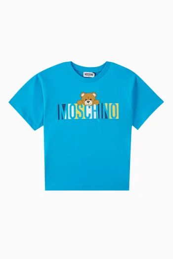 Bear Logo T-shirt in Cotton