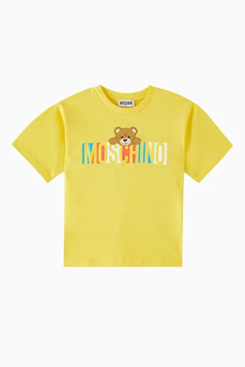 Bear Logo T-shirt in Cotton