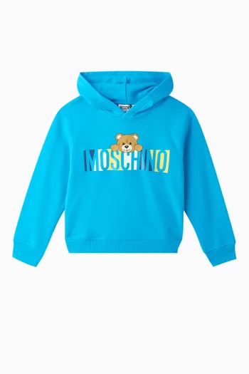 Teddy Hoodie in Cotton Jersey