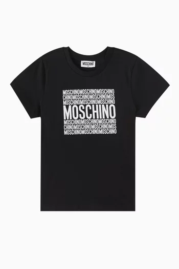 Logo Print T-shirt in Cotton
