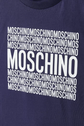 Logo T-shirt in Cotton Jersey