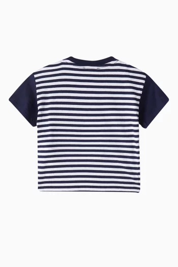 Graphic Circus-print T-shirt in Cotton
