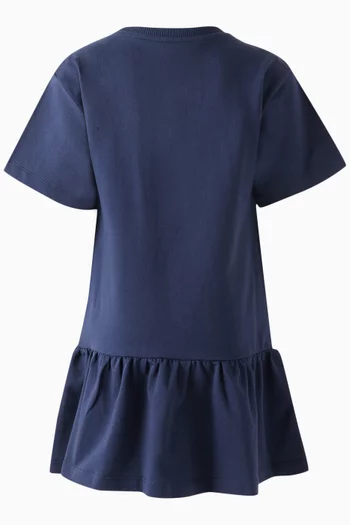 Teddy T-shirt Dress in Cotton Jersey