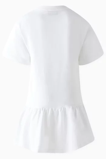 Teddy T-shirt Dress in Cotton Jersey