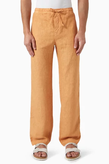 Drawstring Pants in Linen