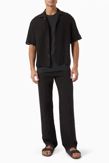 Drawstring Pants in Linen