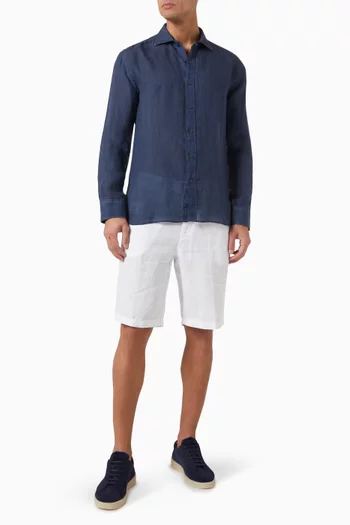 Bermuda Shorts in Linen