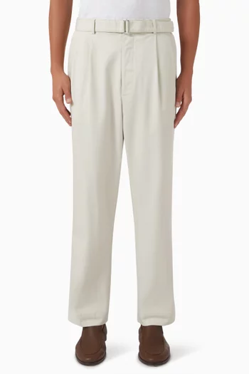Luigi Chino Pants in Cotton Twill