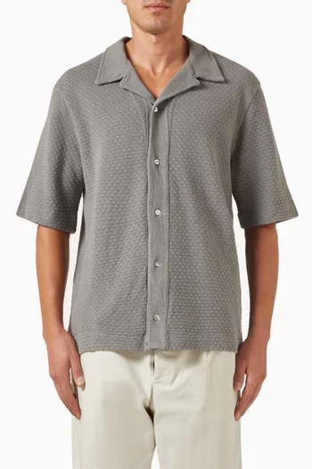 Kai Shirt in Textured Cotton