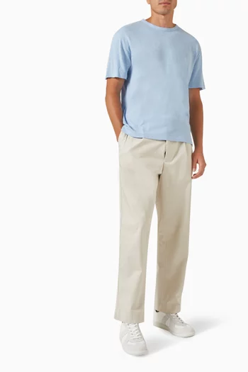 Garment Dyed T-shirt in Linen