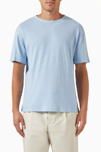 Garment Dyed T-shirt in Linen