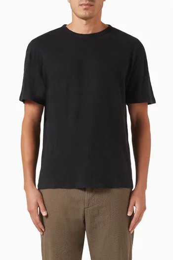 Garment Dyed T-shirt in Linen