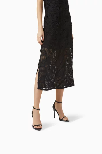 Opera 120 Sandals in Faux Patent Leather