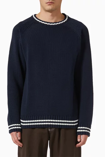 Logo Pullover in Cotton-knit