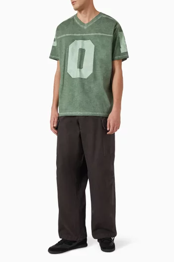 Football T-shirt in Cotton