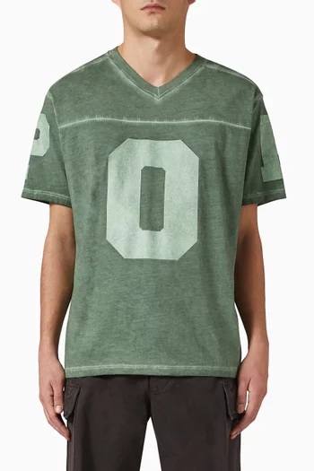 Football T-shirt in Cotton