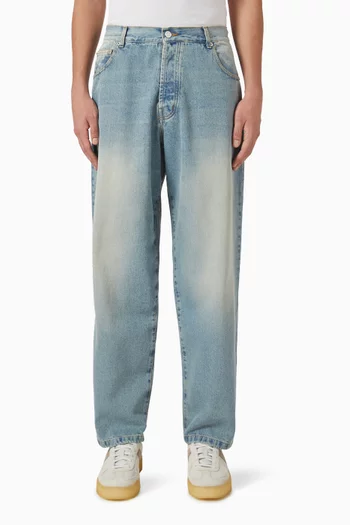 DRS Straight-leg Jeans in Cotton Denim