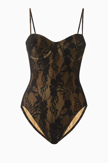 Mio One-piece Swimsuit in Lace