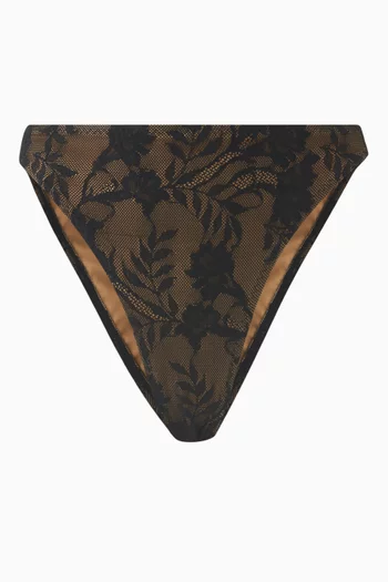 Luca Lace Bikini Briefs in Stretch-nylon