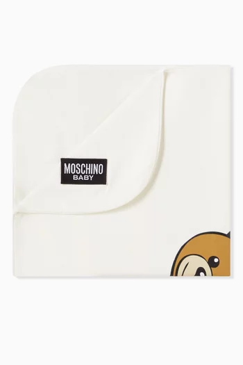 Teddy Bear Blanket in Cotton