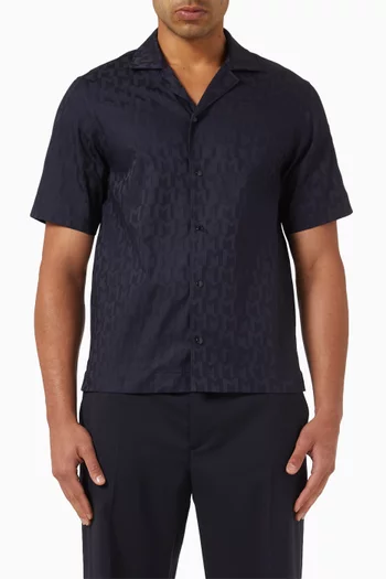 Monogram Shirt in Cotton