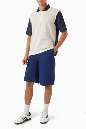 Twill Patch Shorts in Cotton