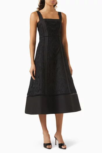 Kensington Embroidered Midi Dress