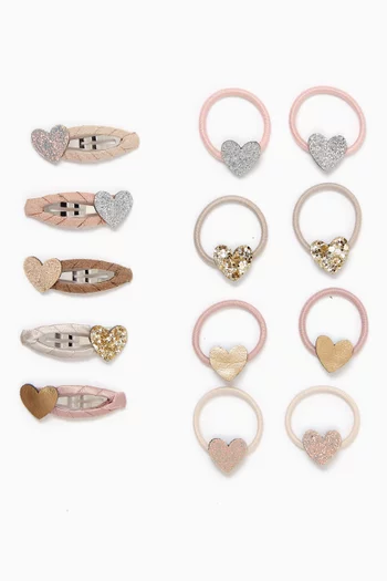 Teeny Heart Mini Hair Accessories