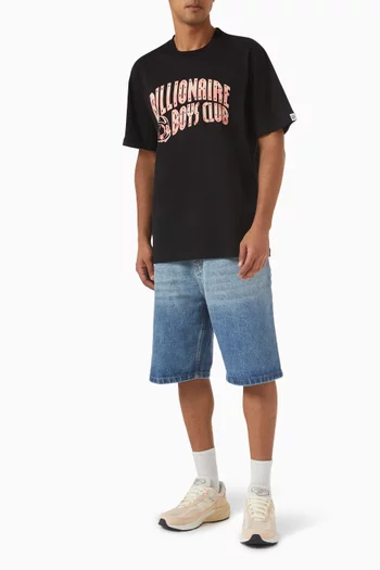 Mountain Fill Arch Logo T-shirt in Cotton