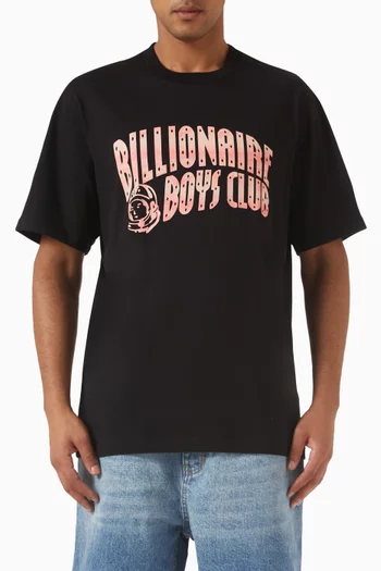 Mountain Fill Arch Logo T-shirt in Cotton