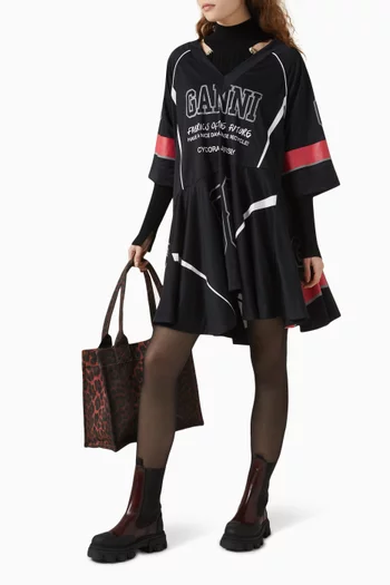 Future Oversized Mini Dress in Mesh