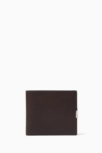 Soft Tab Bifold Wallet in Leather