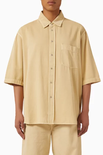 Short Sleeve Shirt in Denim